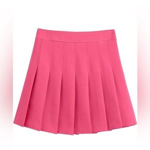 Pink Pleated Skort